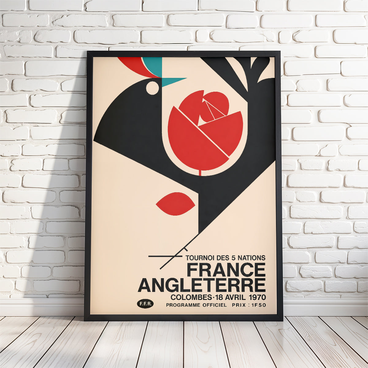 Retro English Rugby Programme Posters