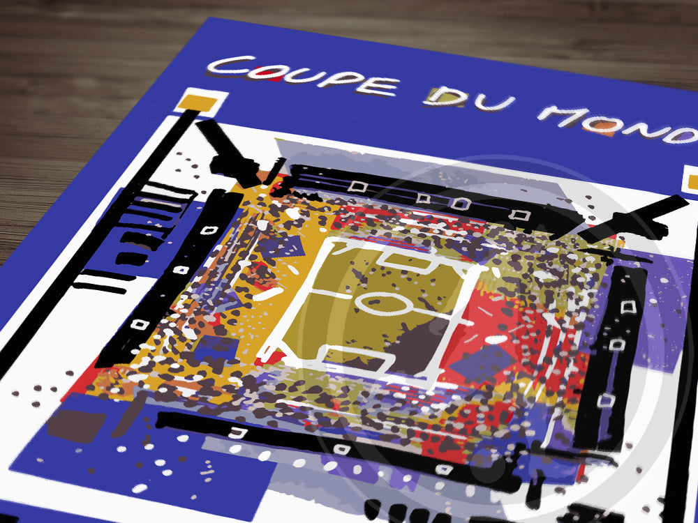 World Cup 1998 poster - France 98 – KobeDesigns.com