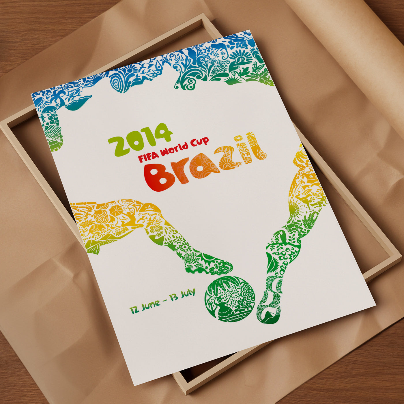 World Cup soccer poster prints