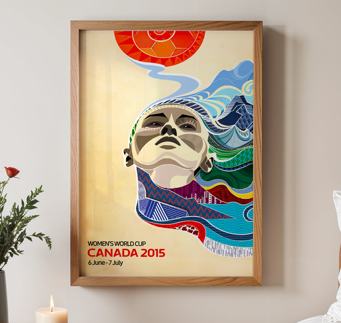 Women's Soccer World Cup Posters - 4 Sizes