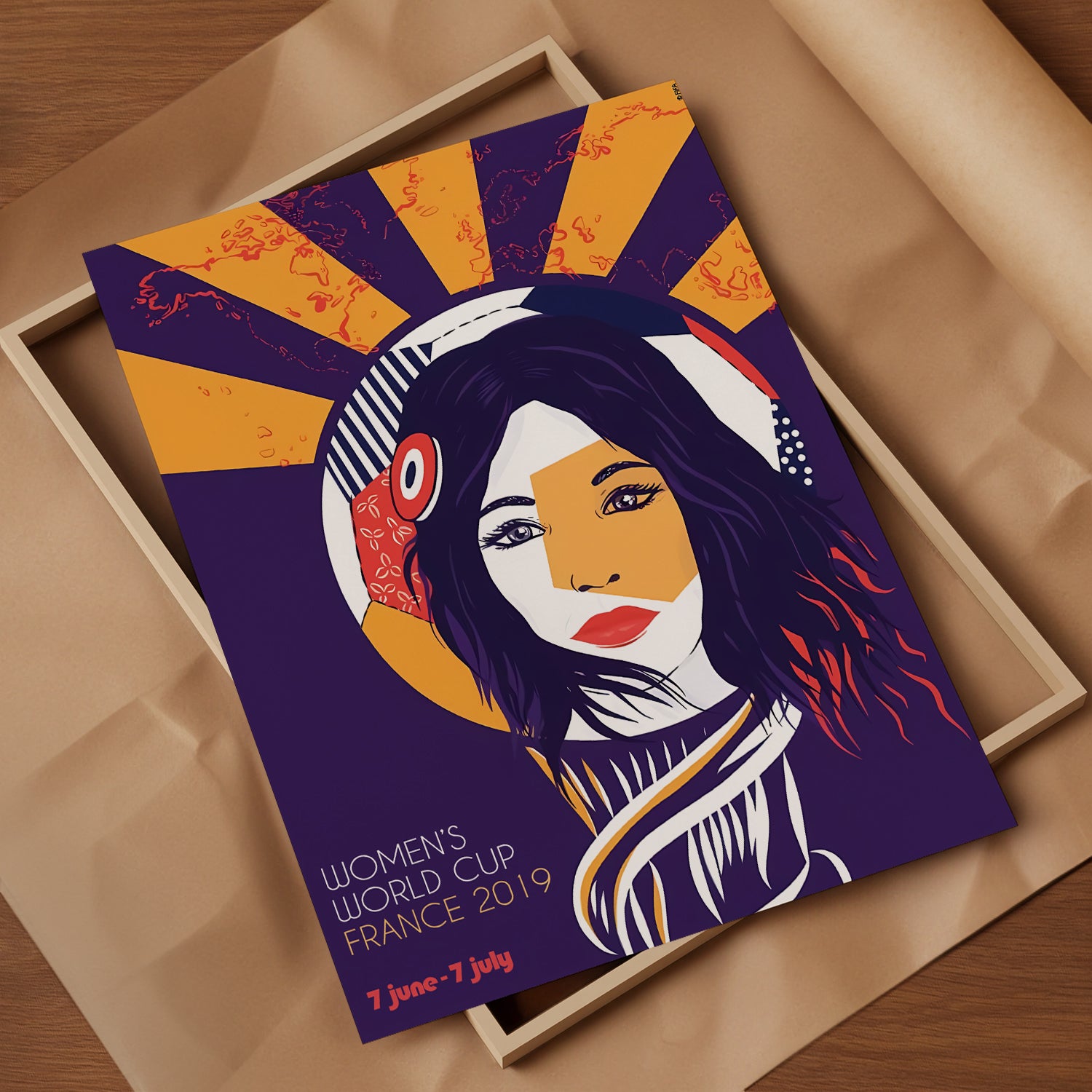 Women's Soccer World Cup Posters - 4 Sizes