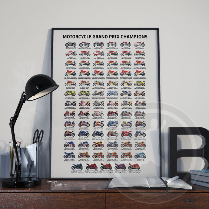 2025 MOTOGP World Champions Poster print