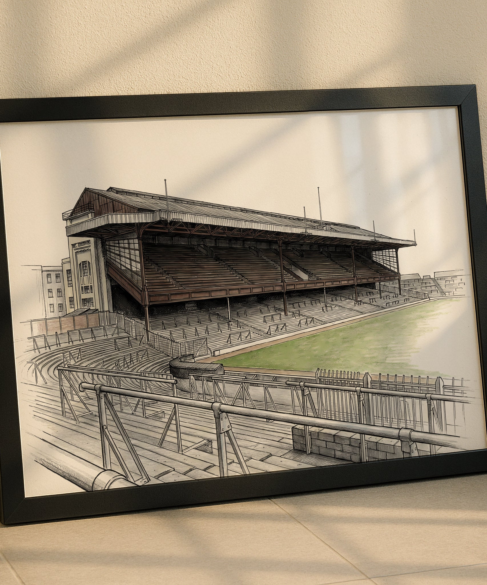 Highbury Stadium 1965 Isometric Poster - Arsenal