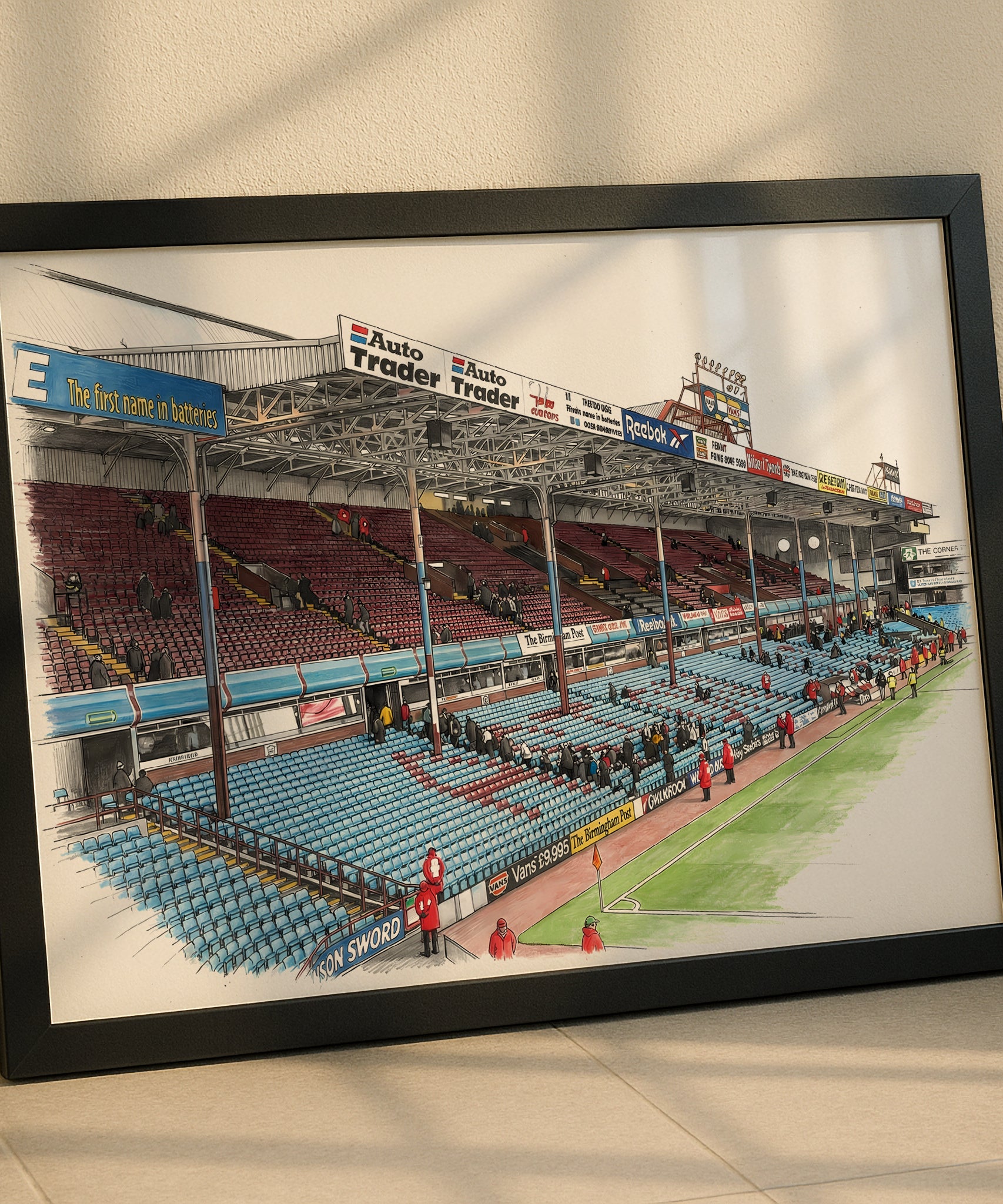 Villa Park Stadium 1990 Isometric Poster - Aston Villa