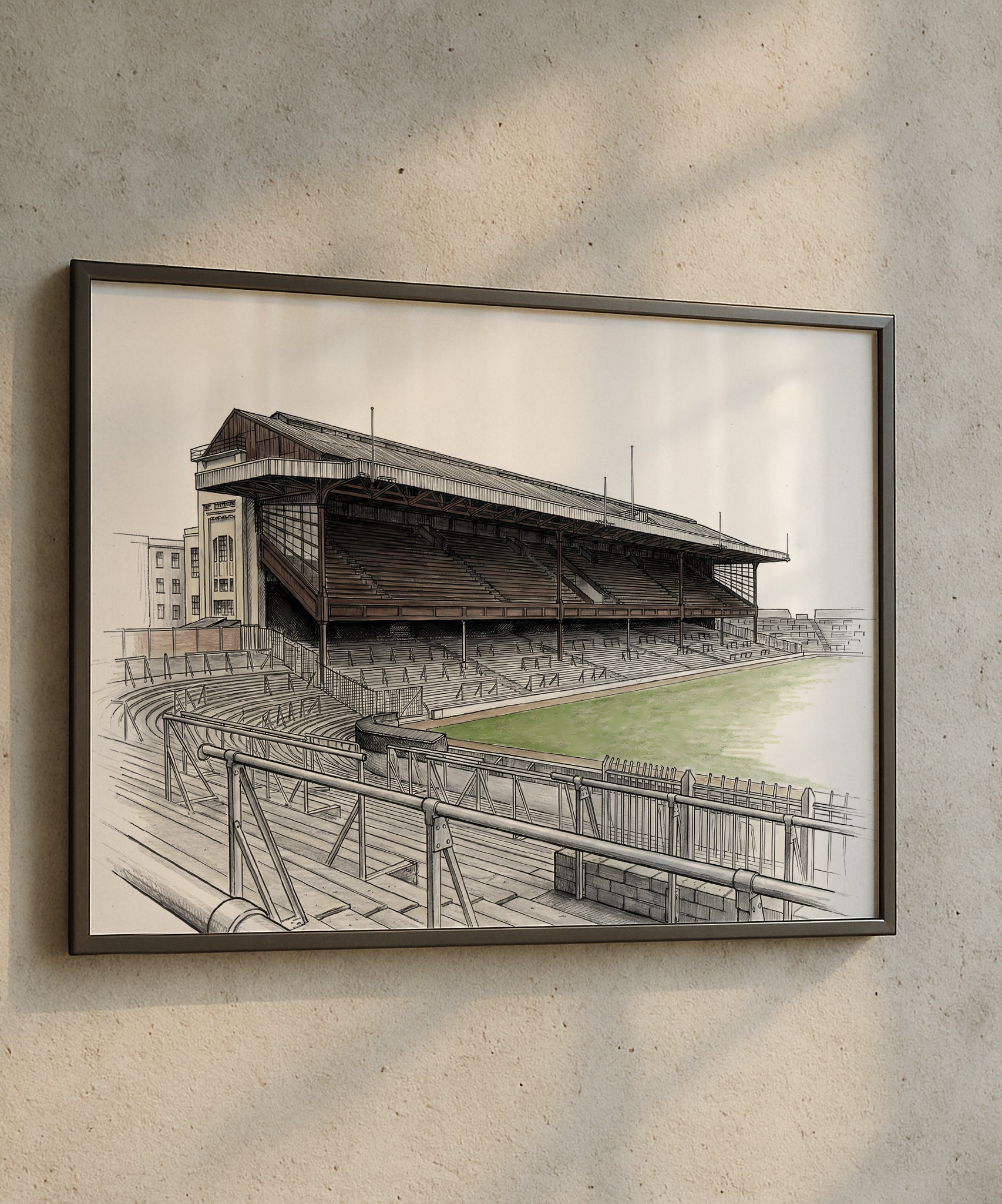 Highbury Stadium 1965 Isometric Poster - Arsenal