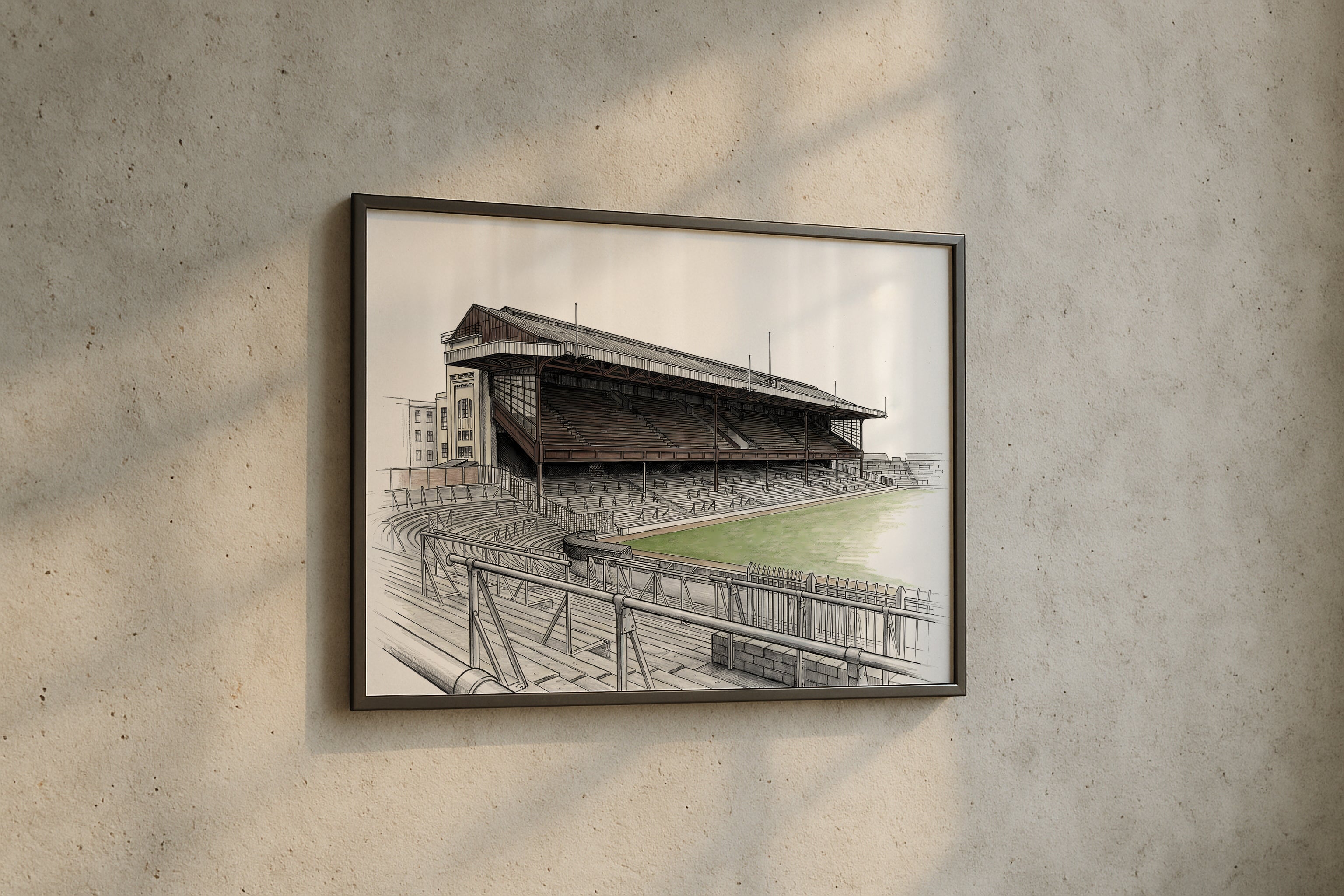Highbury Stadium 1965 Isometric Poster - Arsenal