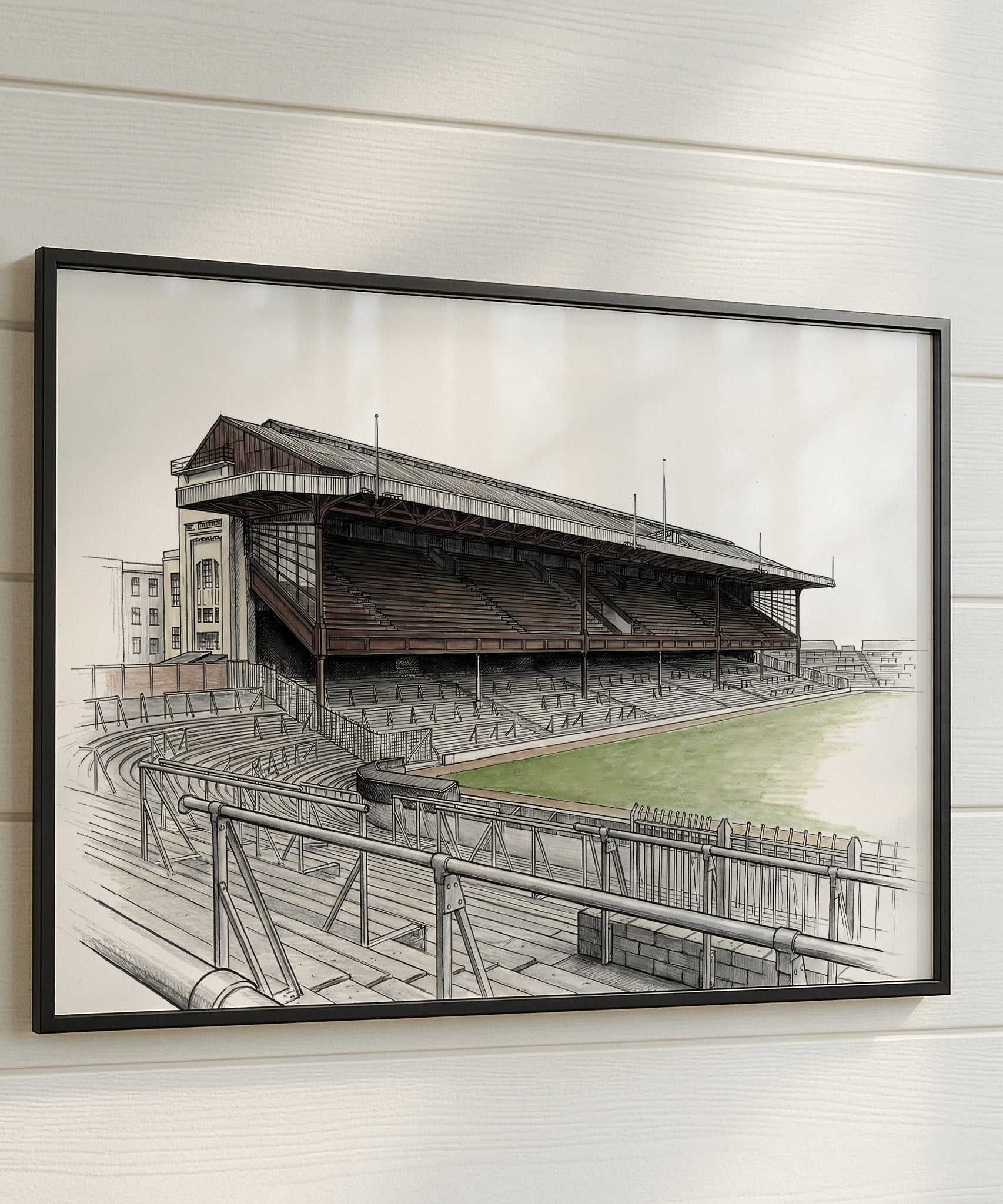 Highbury Stadium 1965 Isometric Poster - Arsenal