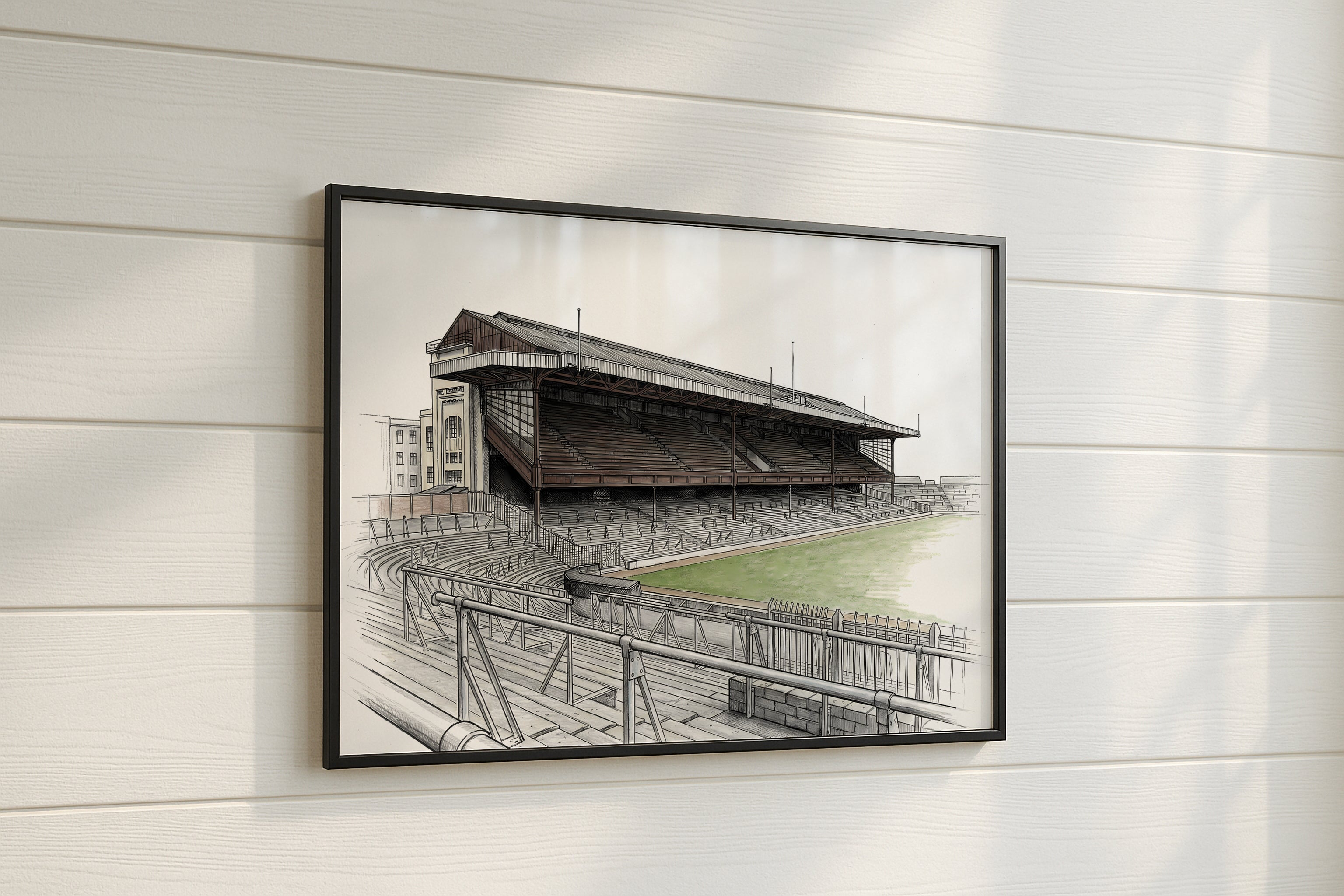 Highbury Stadium 1965 Isometric Poster - Arsenal