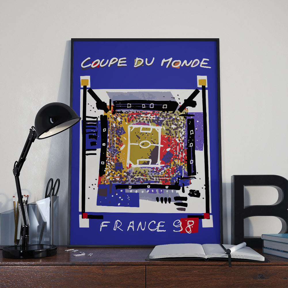 1998 World Cup soccer poster -4 Sizes, France 98