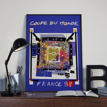 World Cup 1998 poster - France 98