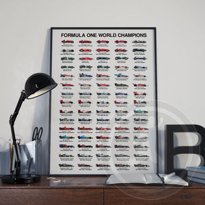 2025 Formula 1 World Champions Poster print