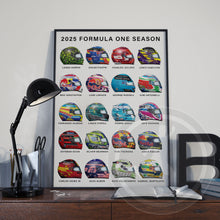 3 x 2025 Formula 1 Poster Bundle