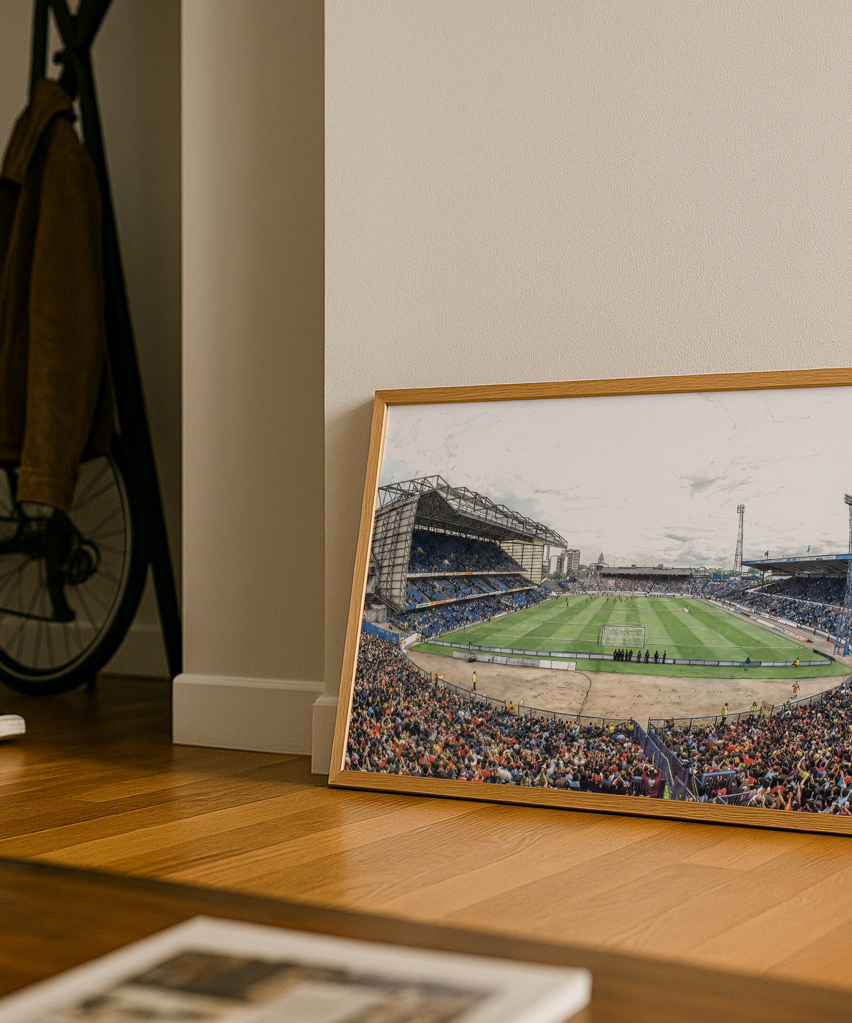 Stamford Bridge Stadium 1990 Isometric Poster - Chelsea