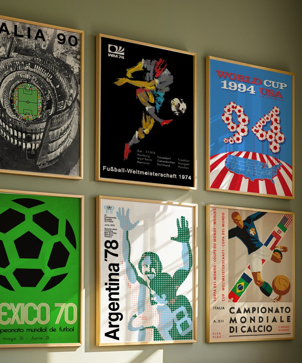 World Cup soccer poster prints