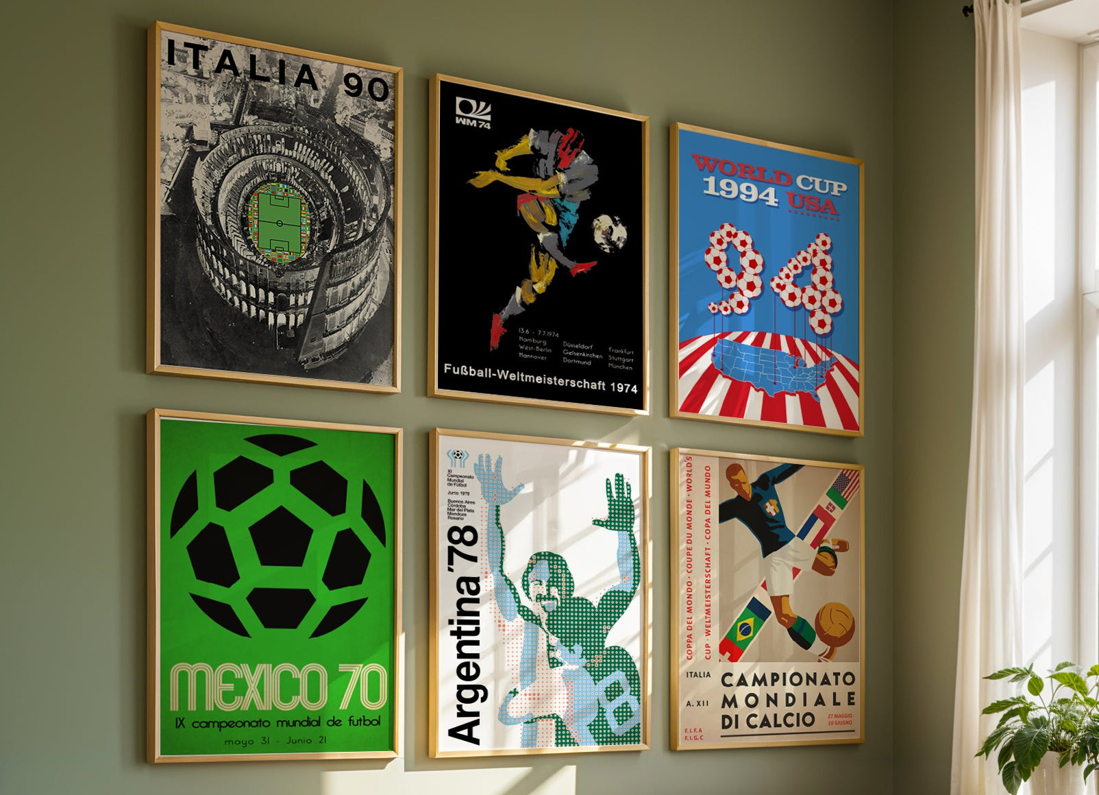 World Cup soccer poster prints