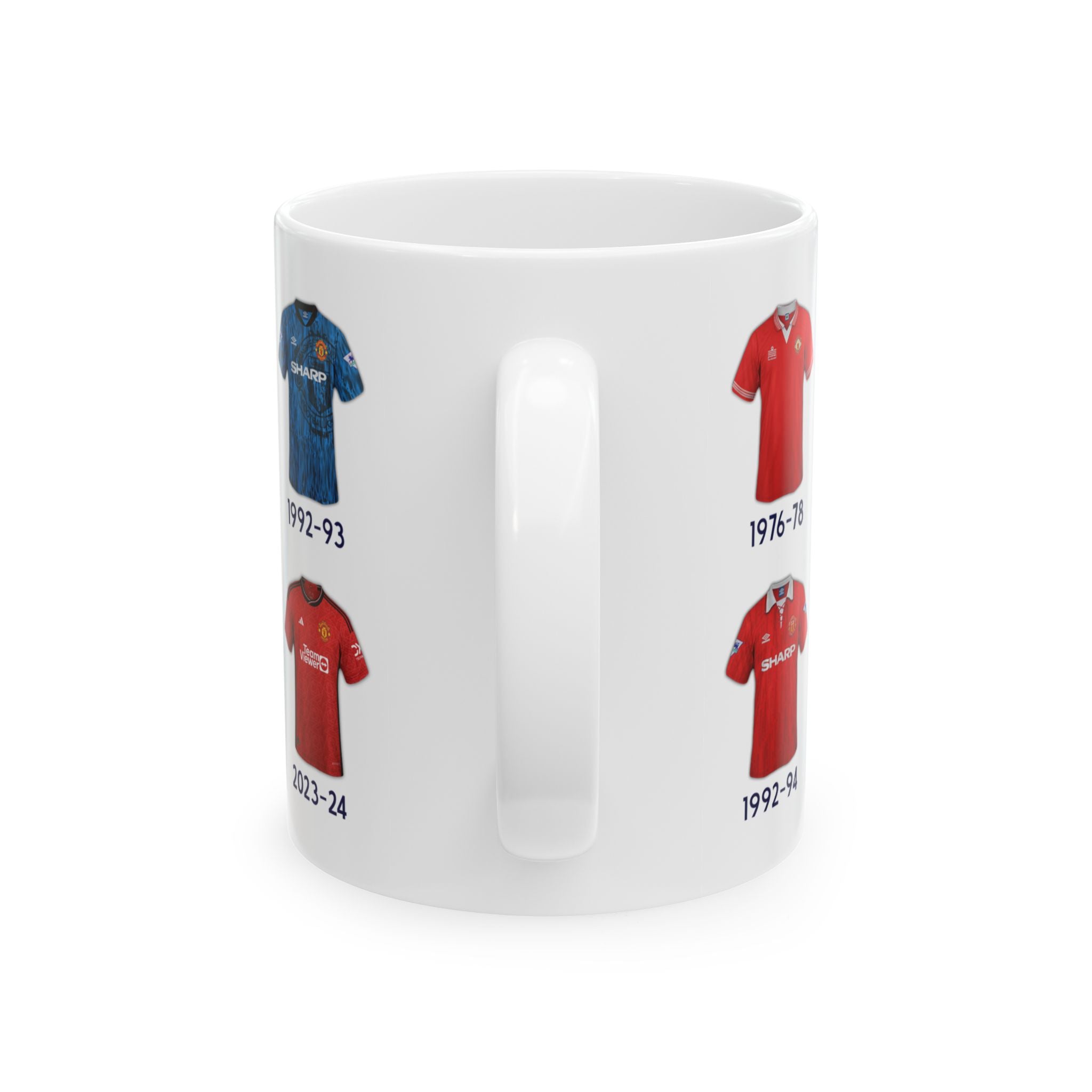 Man Utd Football Kits Coffee Mug