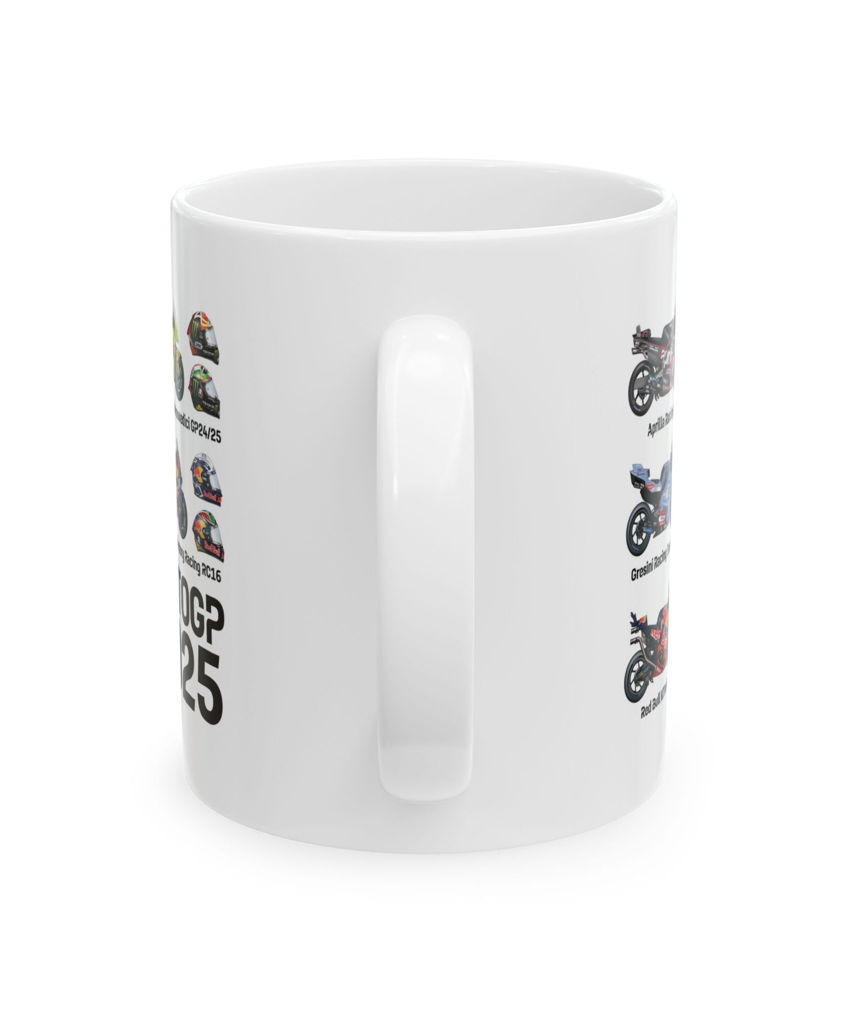 MotoGP 2025 Rider & Bike Helmet Mug