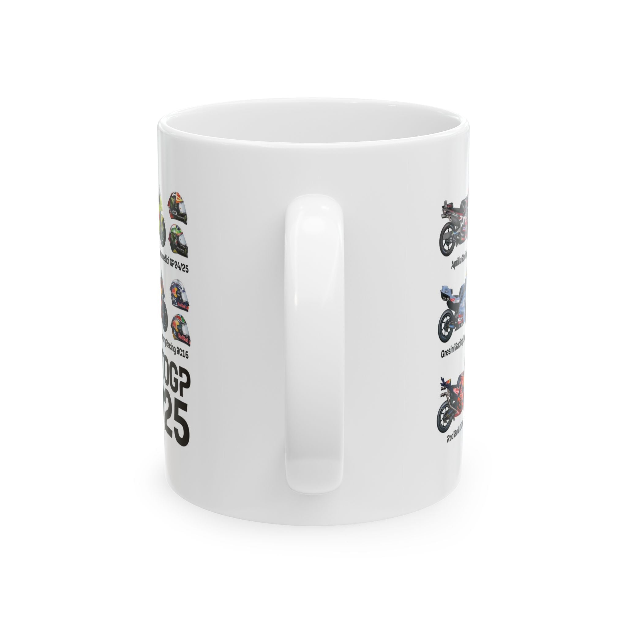MotoGP 2025 Rider & Bike Helmet Mug