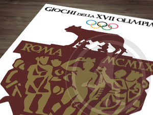 Rome 1960 Olympic Games Poster