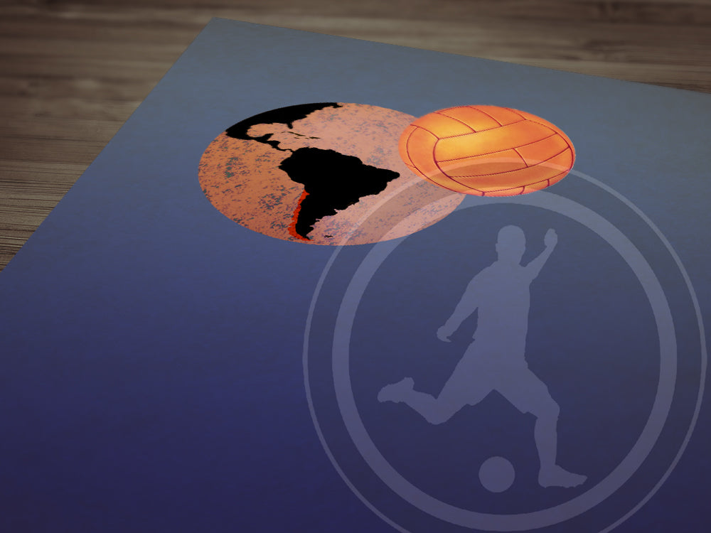 1962 World Cup 1962 soccer poster - Chile