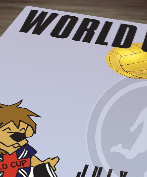 1966 World Cup soccer poster - England