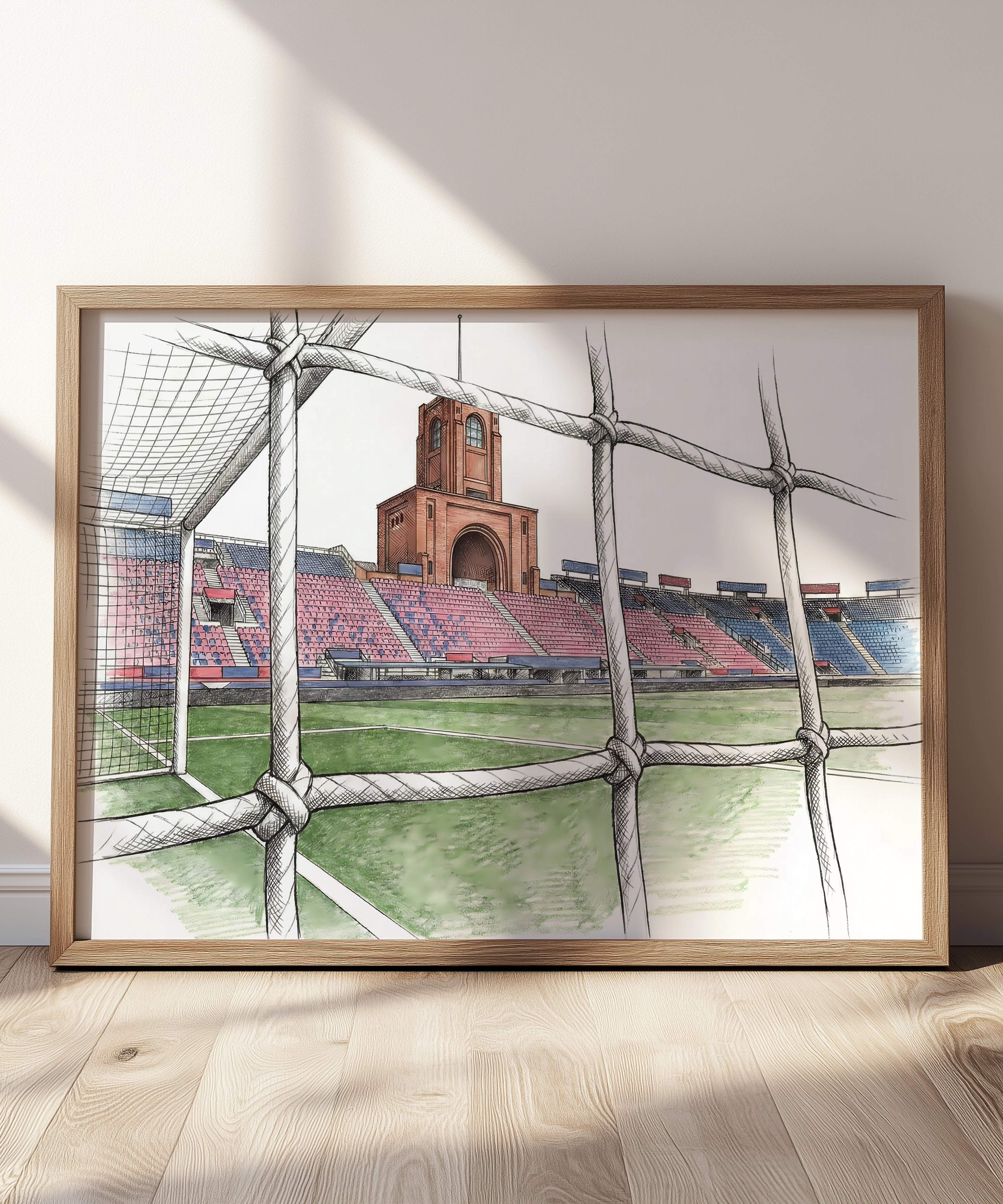 Serie A Football Stadium Isometric Poster Prints