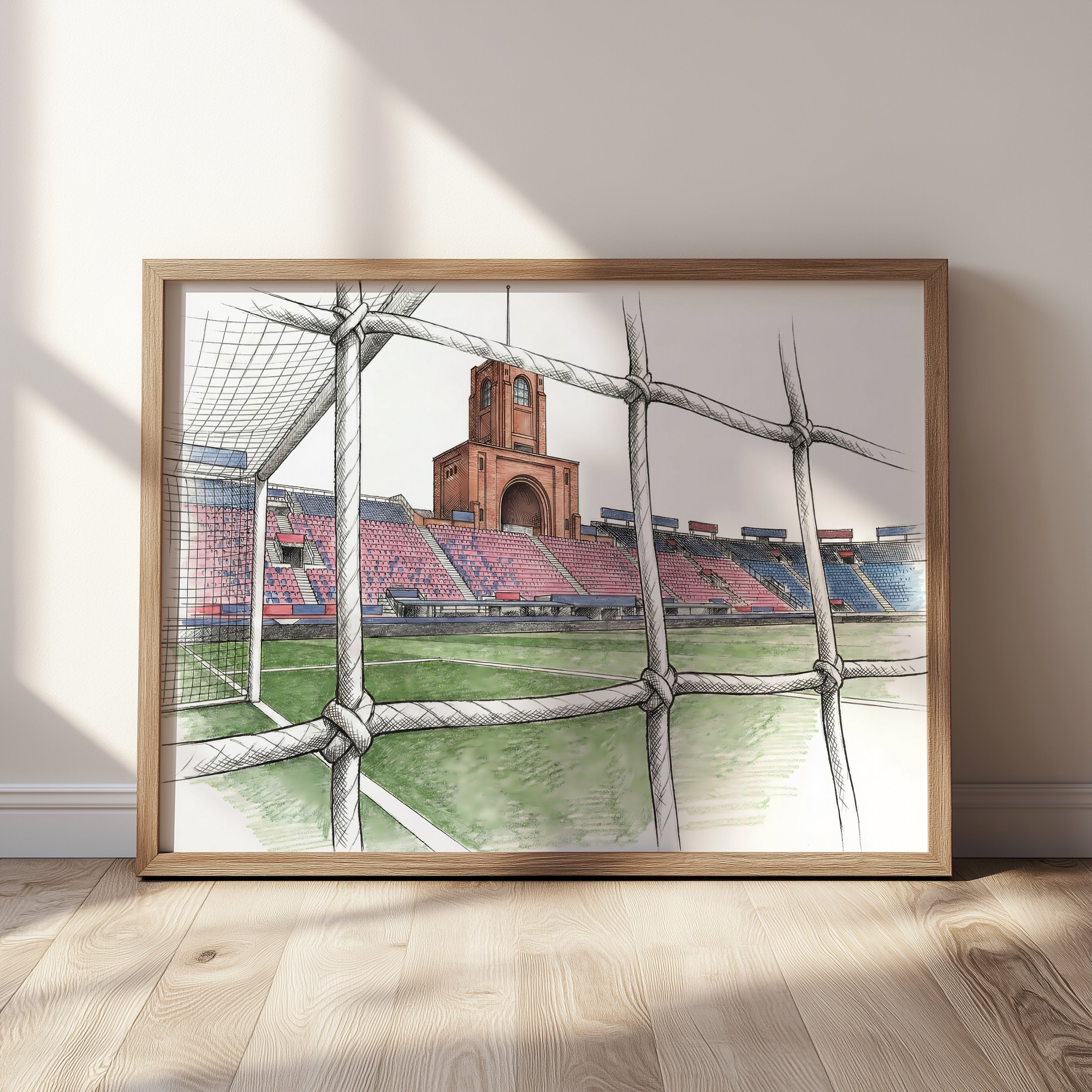 Serie A Football Stadium Isometric Poster Prints