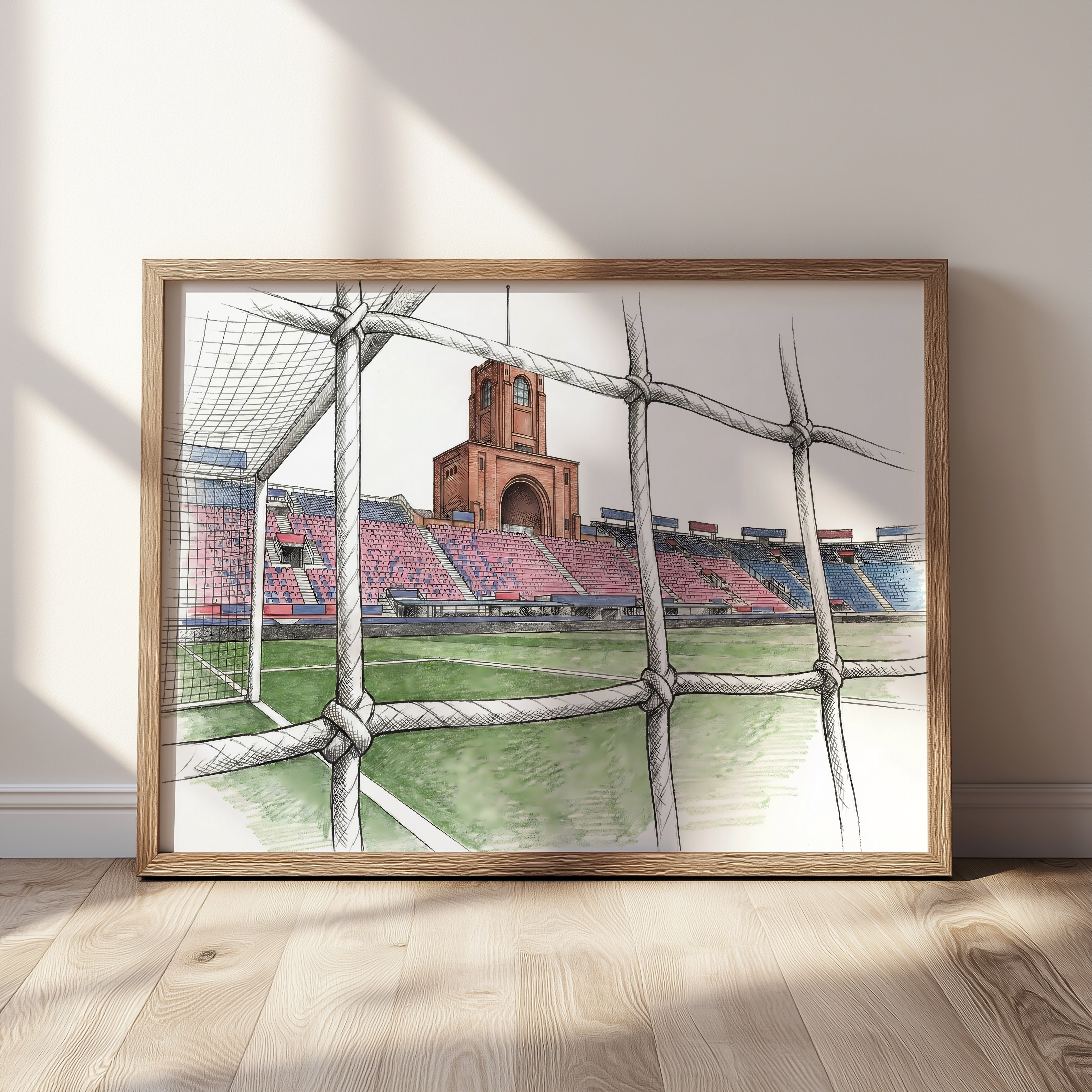 Serie A Football Stadium Isometric Poster Prints