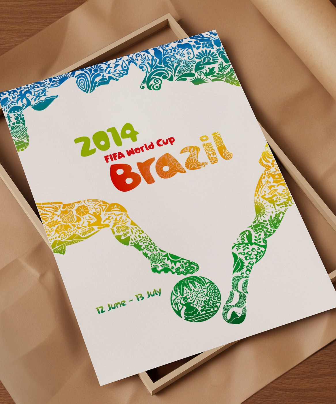 World Cup 2014 poster - Brazil 2014