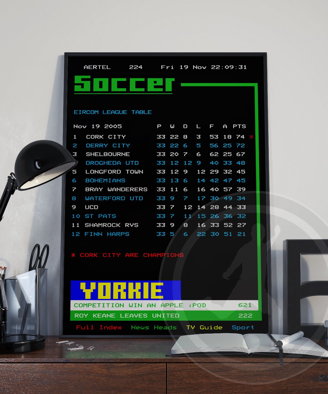 AERTEL Cork City Champions Poster