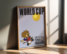 1966 World Cup soccer poster - England