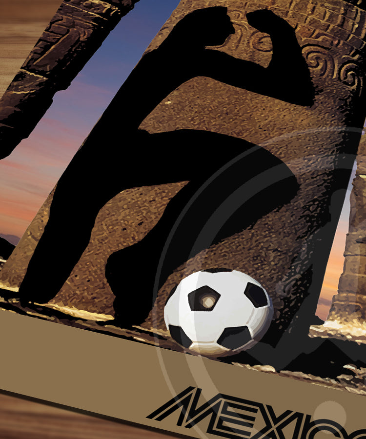 1986 World Cup Mexico soccer poster - Mexico 86