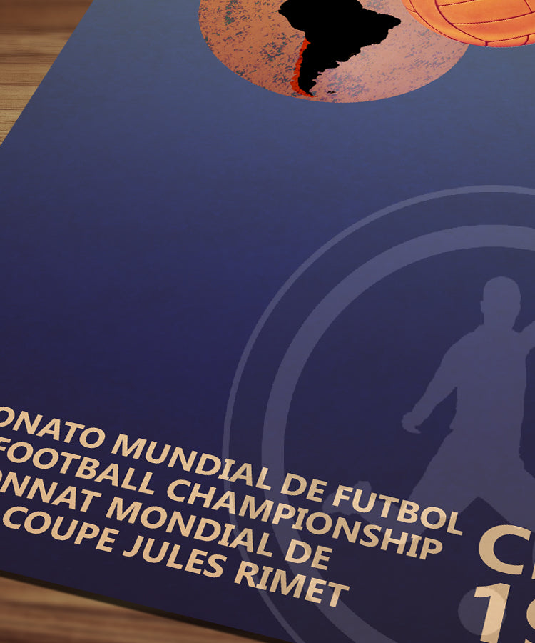 1962 World Cup 1962 soccer poster - Chile