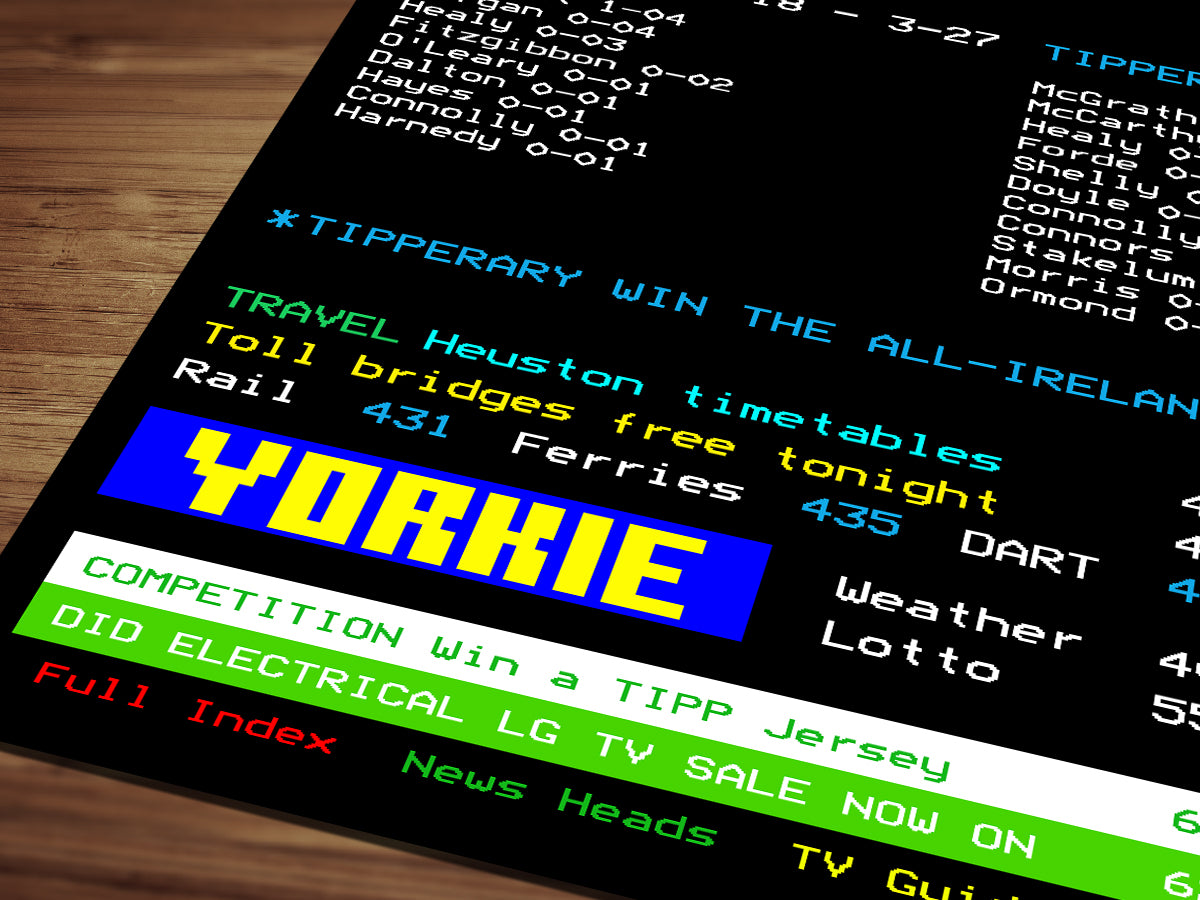 Tipperary 2025 Hurling GAA Aertel Poster