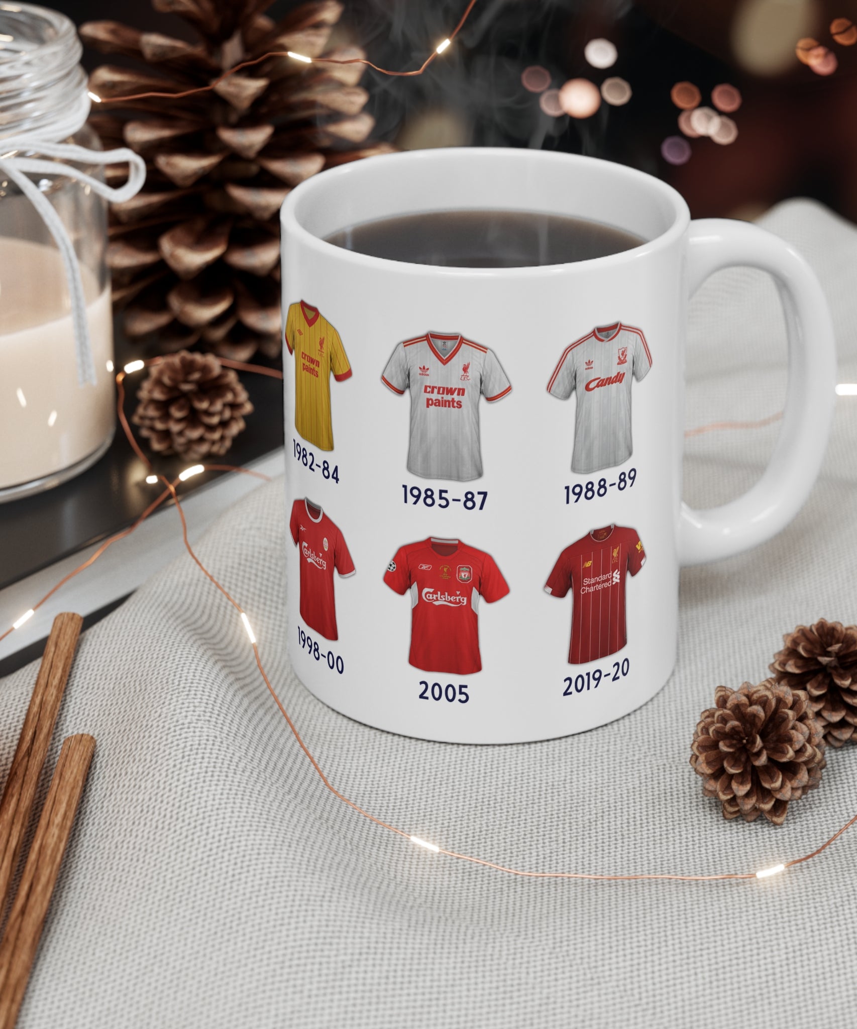 Retro Liverpool Football shirt Coffee Mug