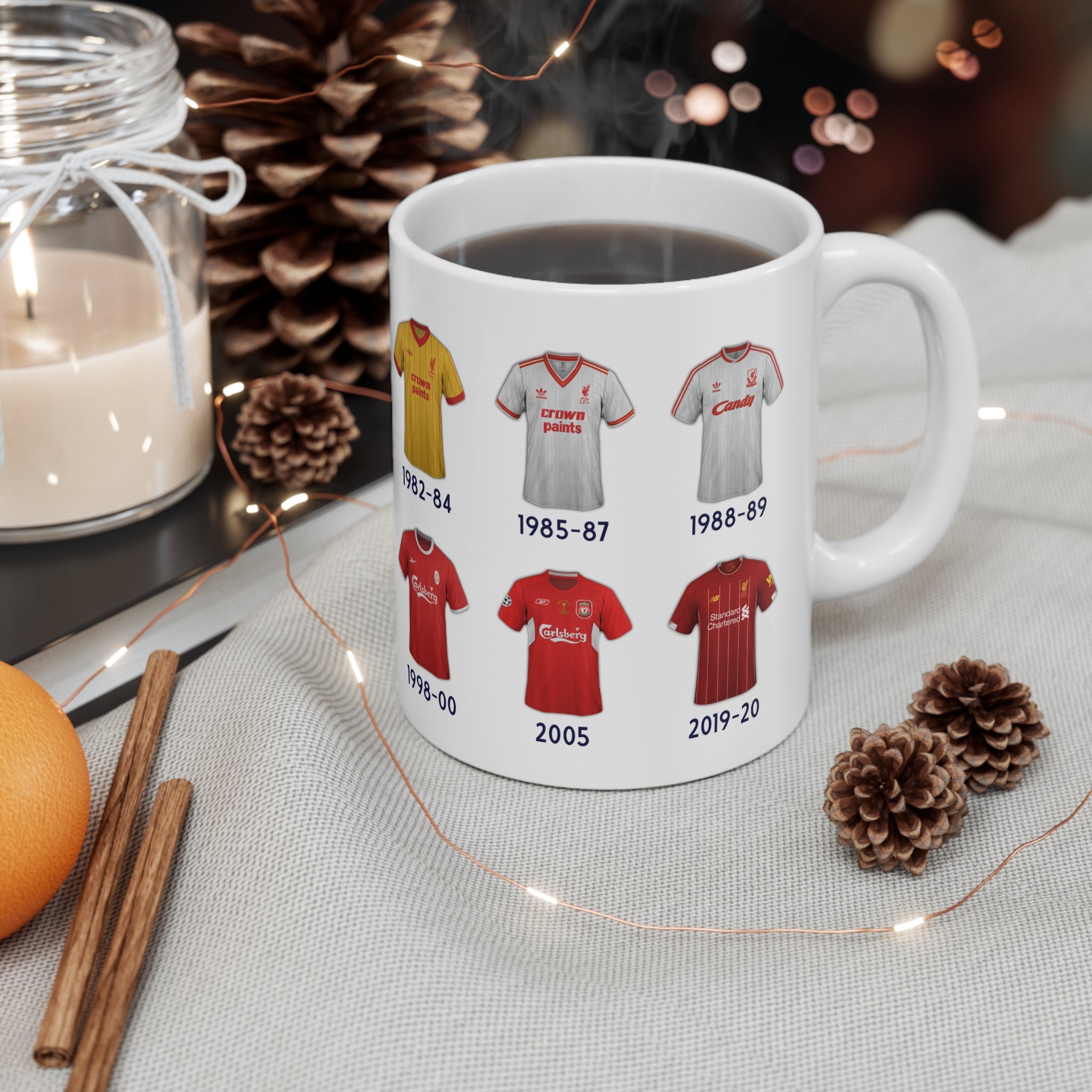 Retro Liverpool Football shirt Coffee Mug