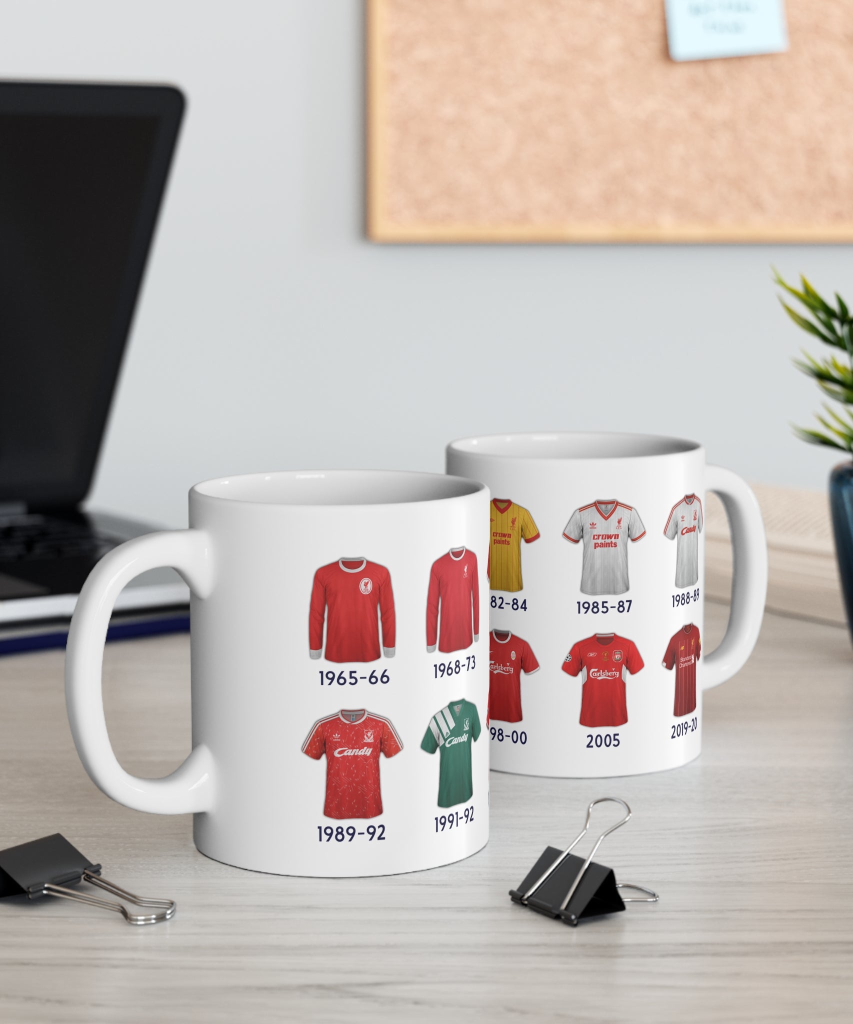 Retro Liverpool Football shirt Coffee Mug