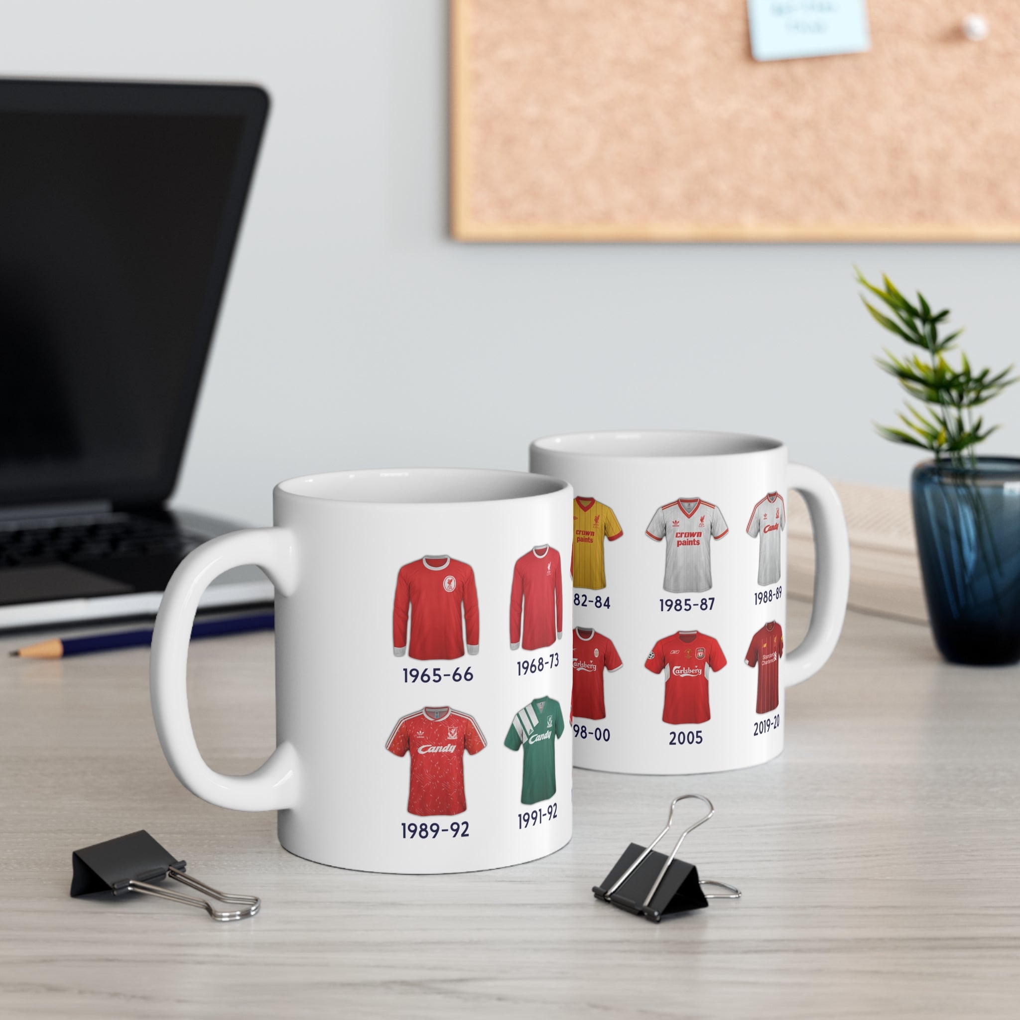 Retro Liverpool Football shirt Coffee Mug