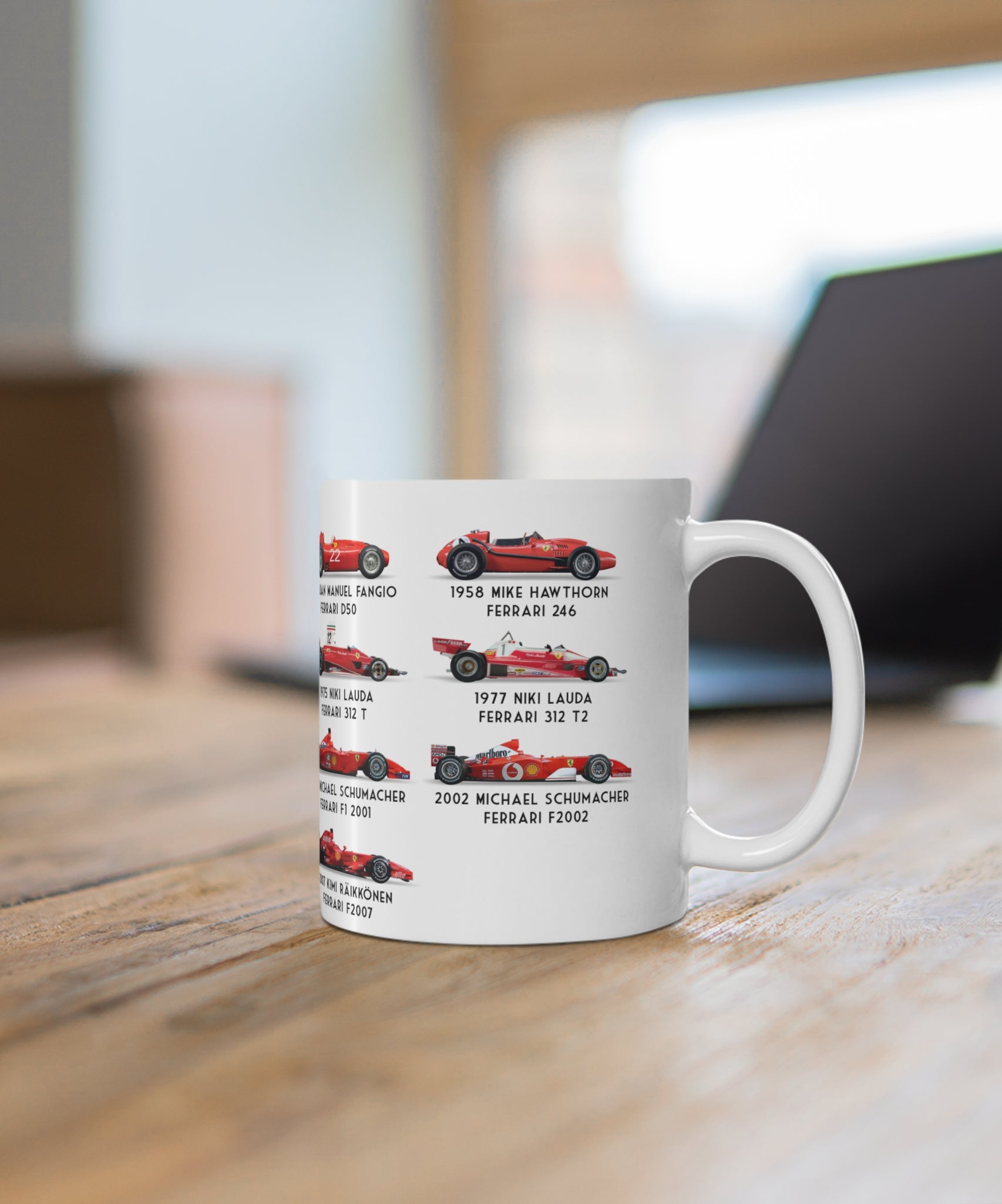 Ferrari F1 Retro Champions Coffee Mug