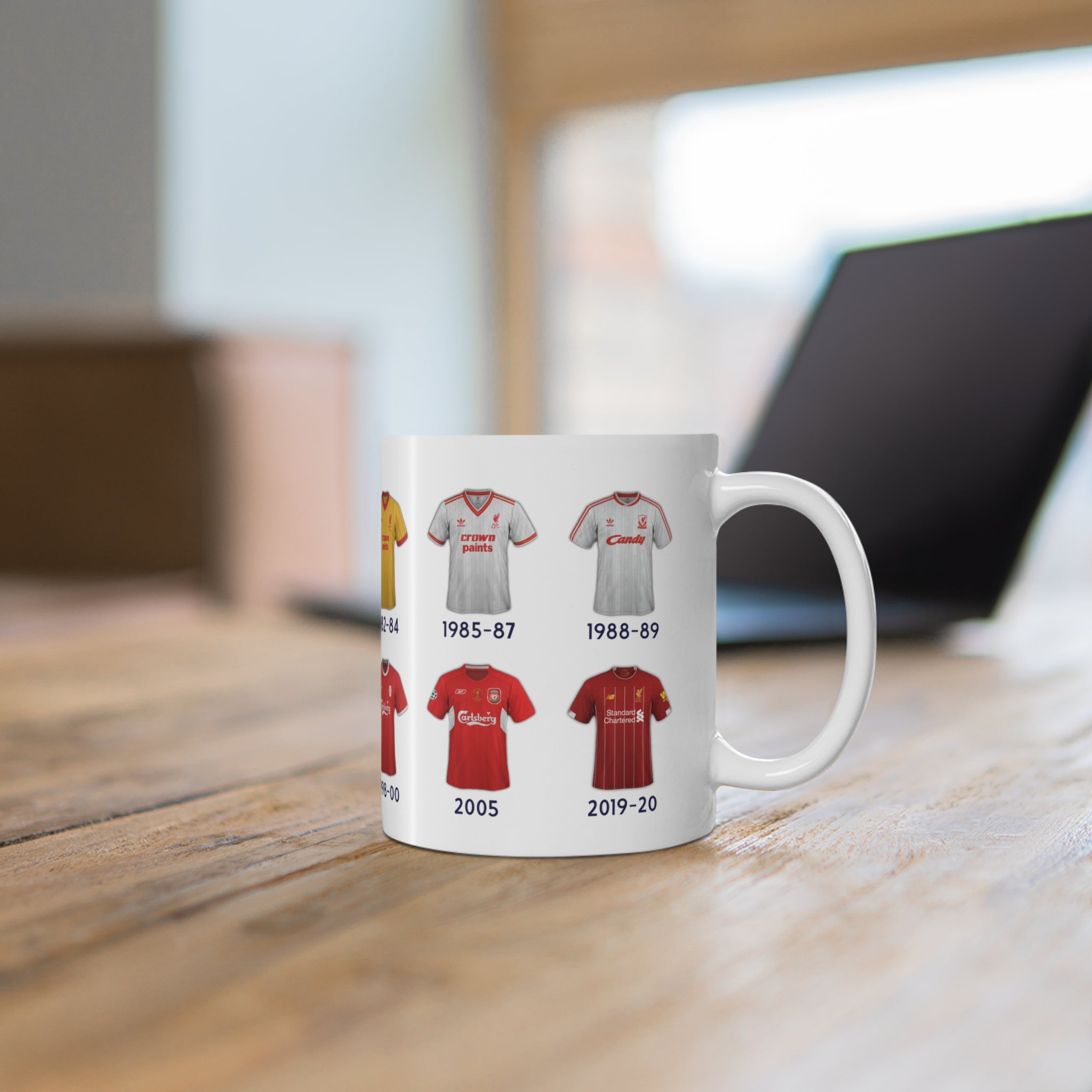 Retro Liverpool Football shirt Coffee Mug