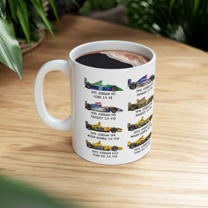 Jordan Grand Prix F1 Formula 1 Coffee Mug