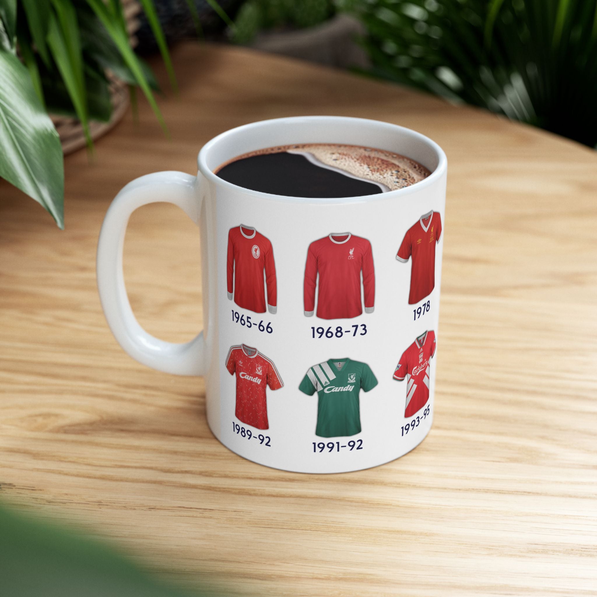 Retro Liverpool Football shirt Coffee Mug