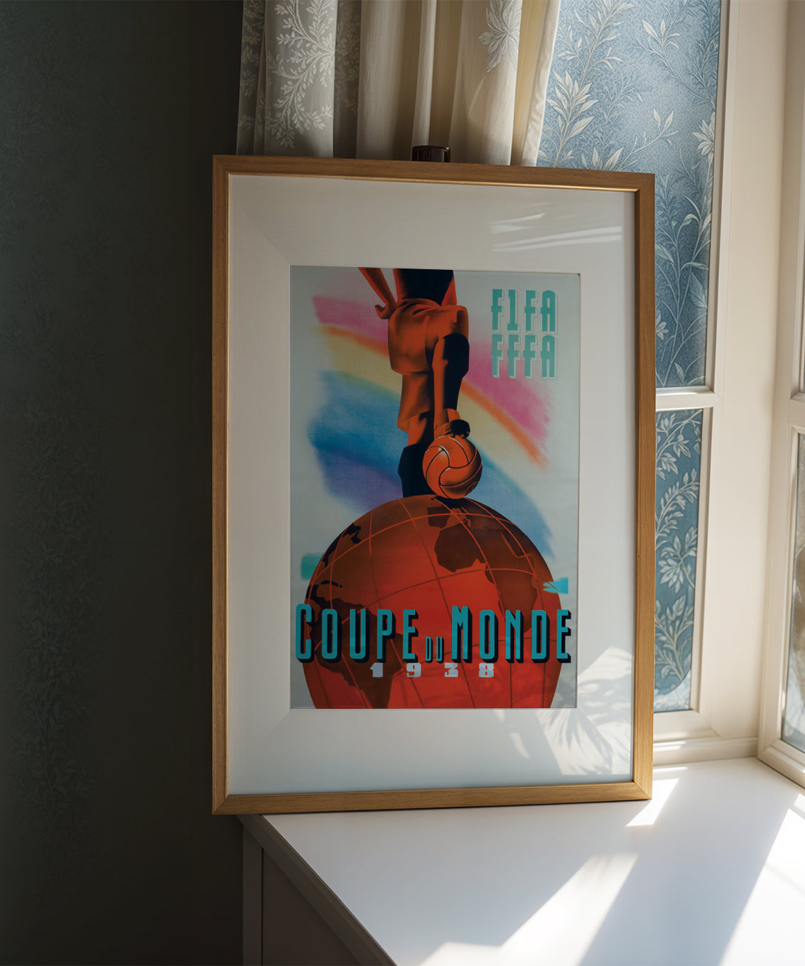 1938 World Cup France soccer poster