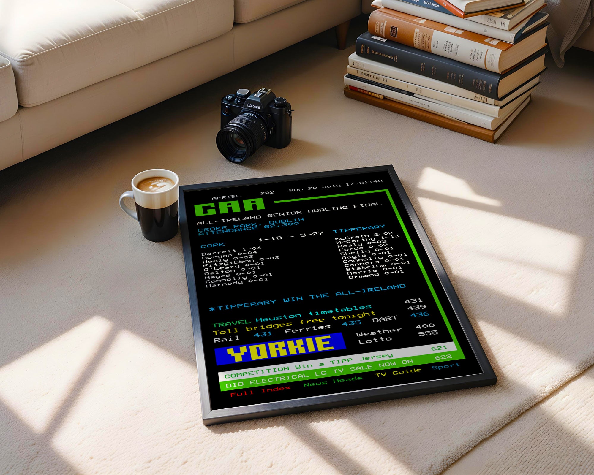 Tipperary 2025 Hurling GAA Aertel Poster