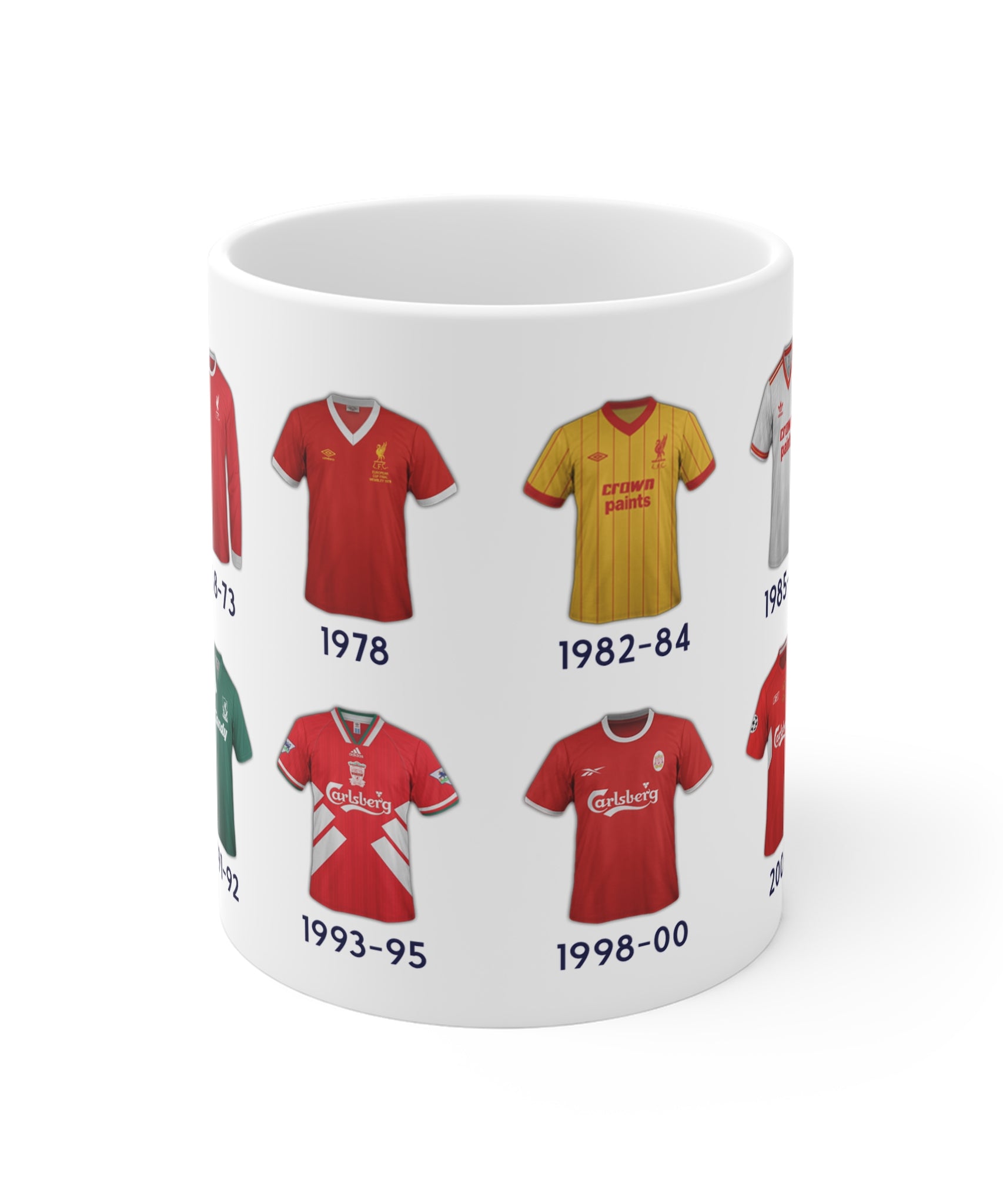 Retro Liverpool Football shirt Coffee Mug