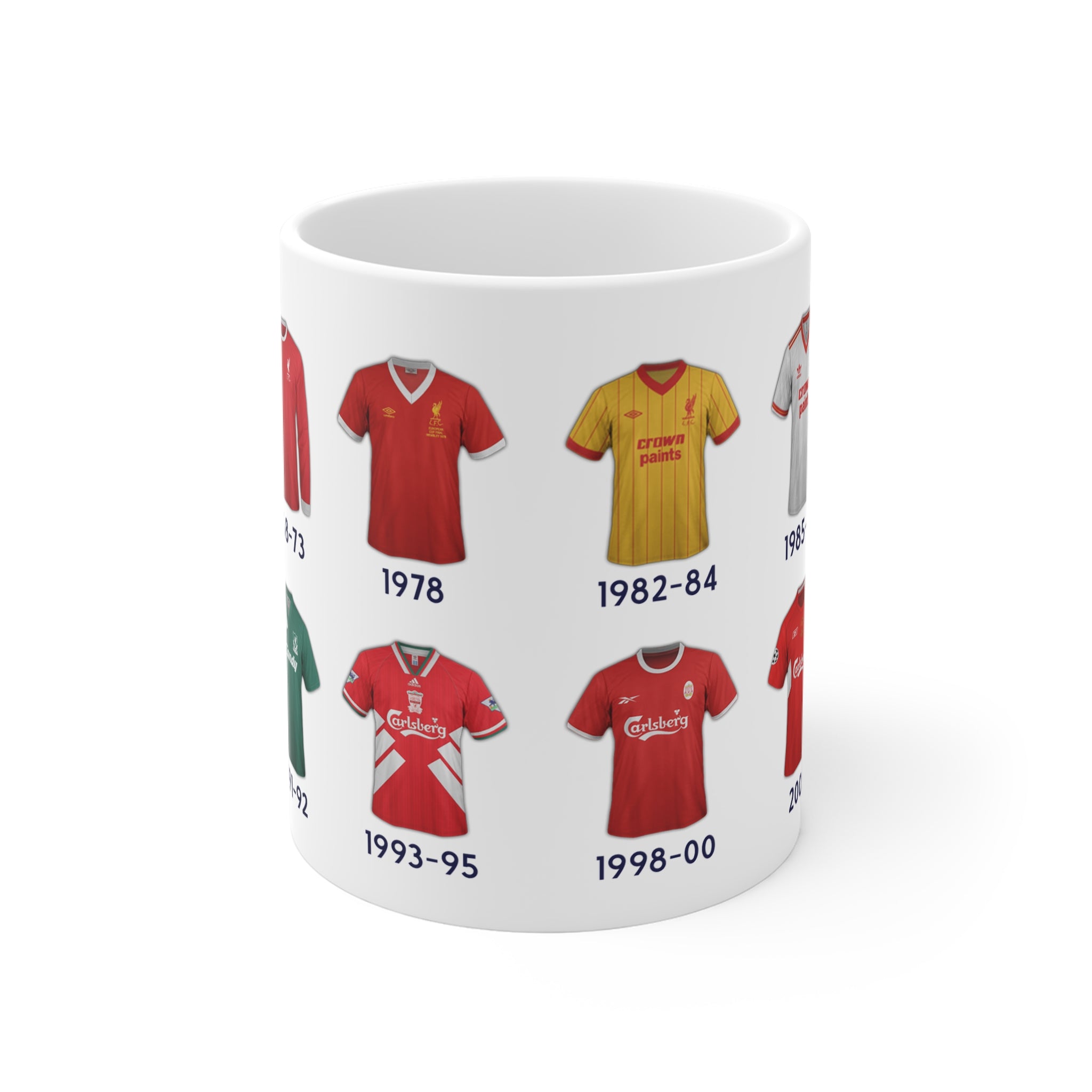 Retro Liverpool Football shirt Coffee Mug