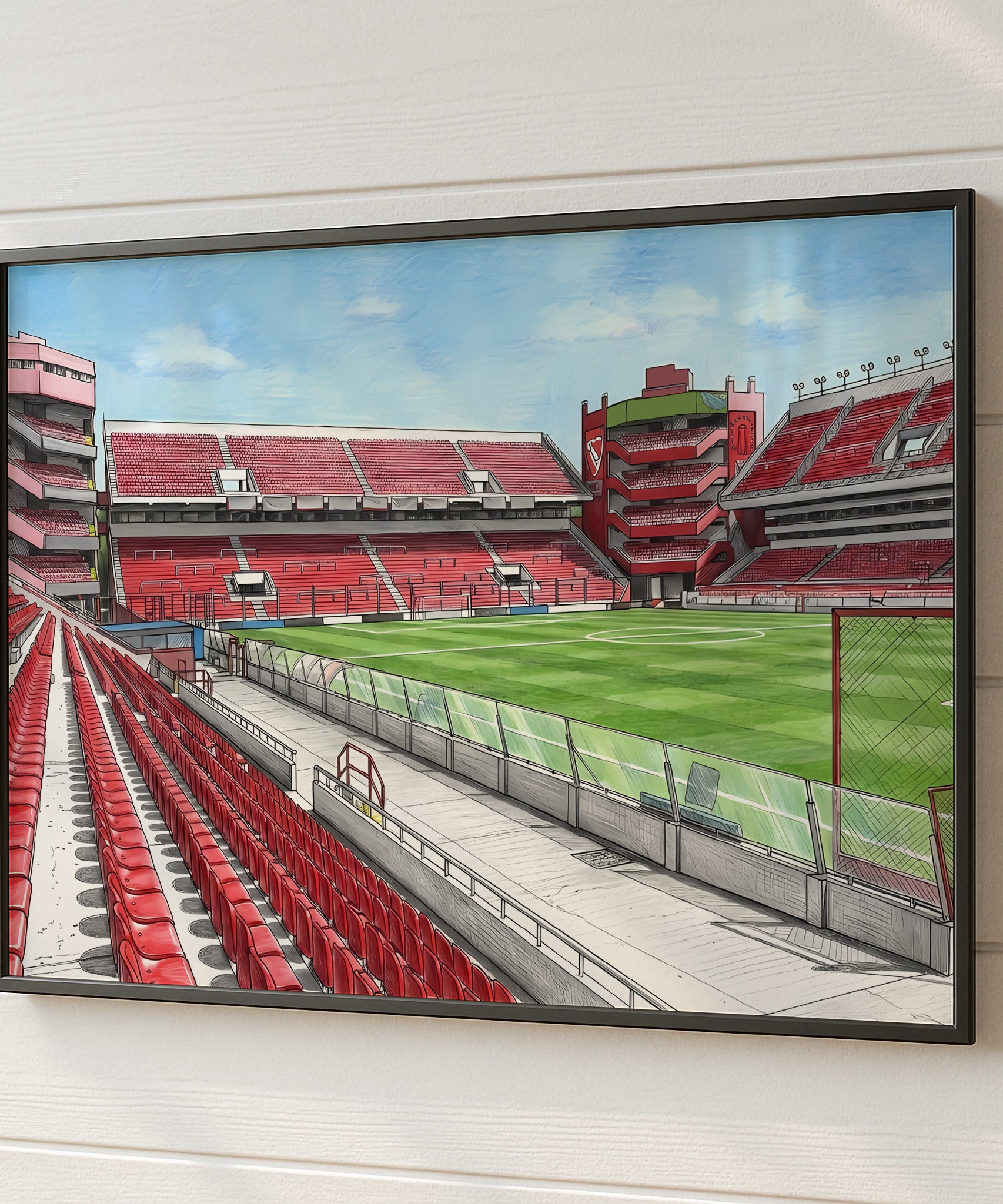 Argentine Football Stadium Isometric Poster Prints