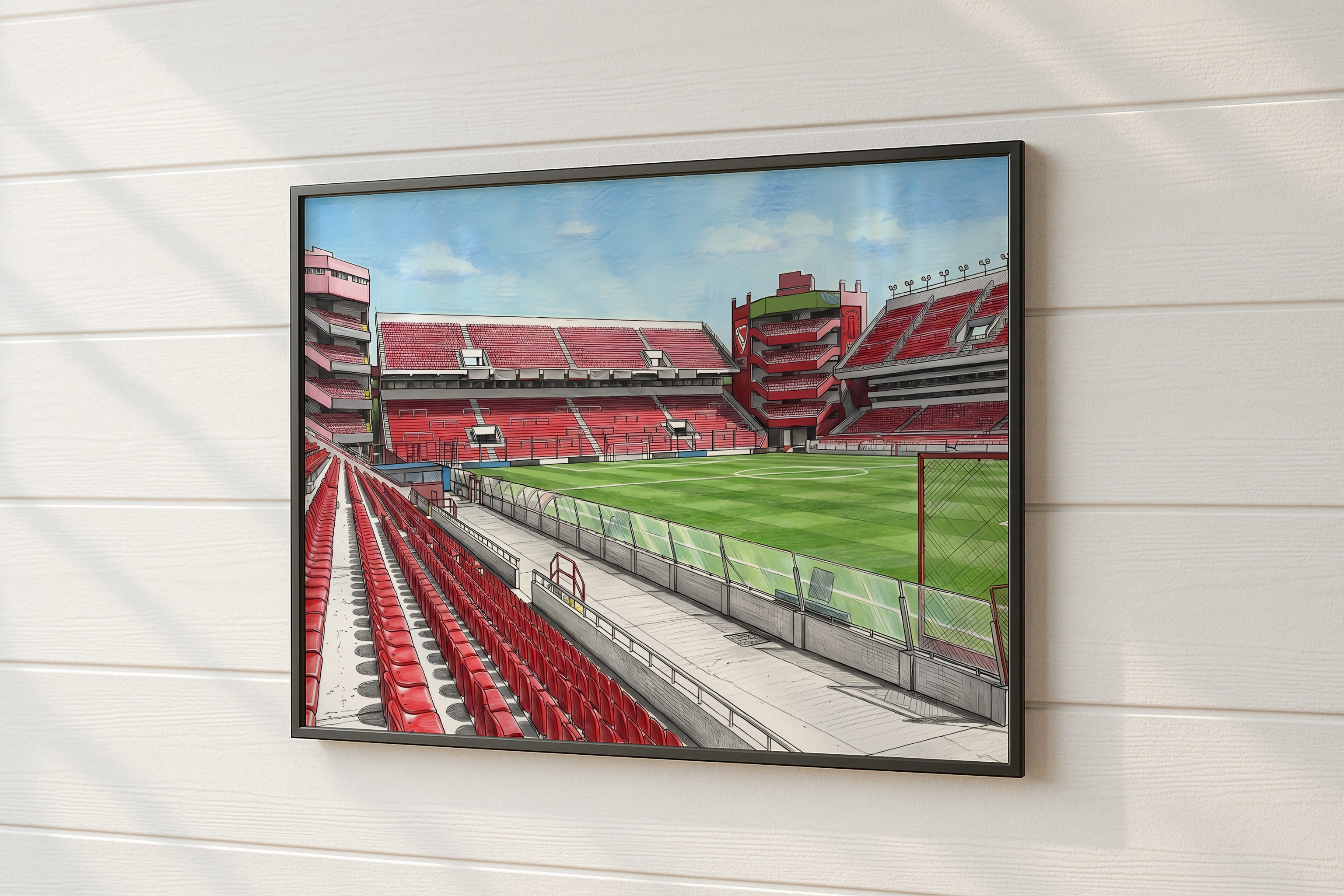 Argentine Football Stadium Isometric Poster Prints