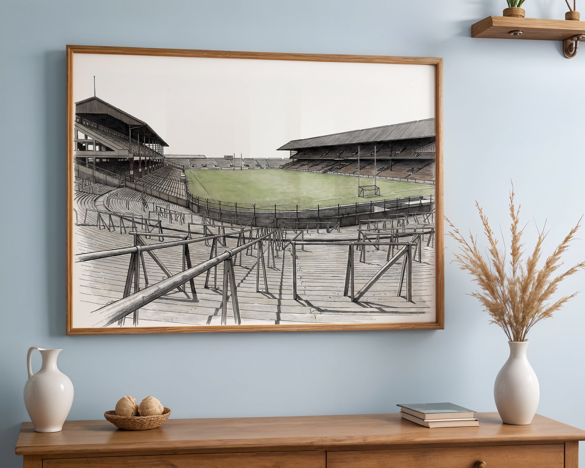Croke Park Dublin Stadium 1985 Poster | 4 sizes | Isometric Irish GAA Art print