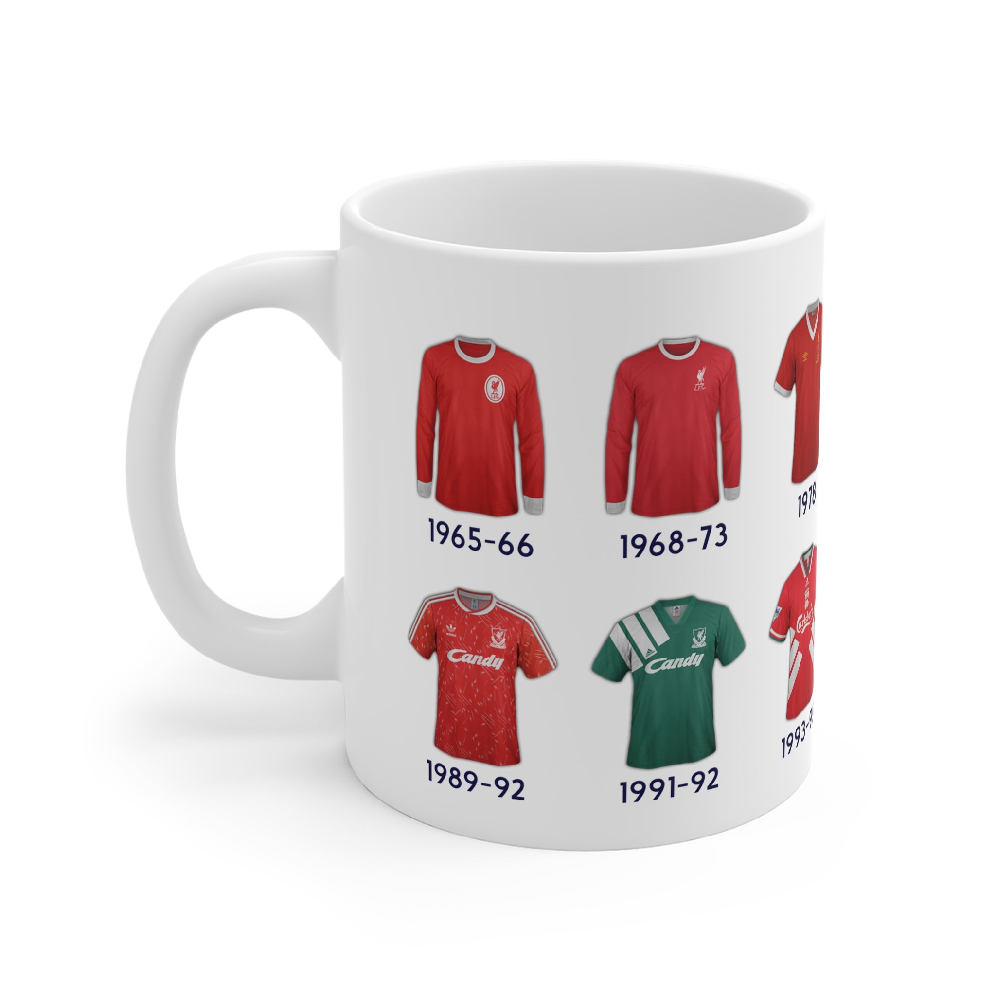 Retro Liverpool Football shirt Coffee Mug